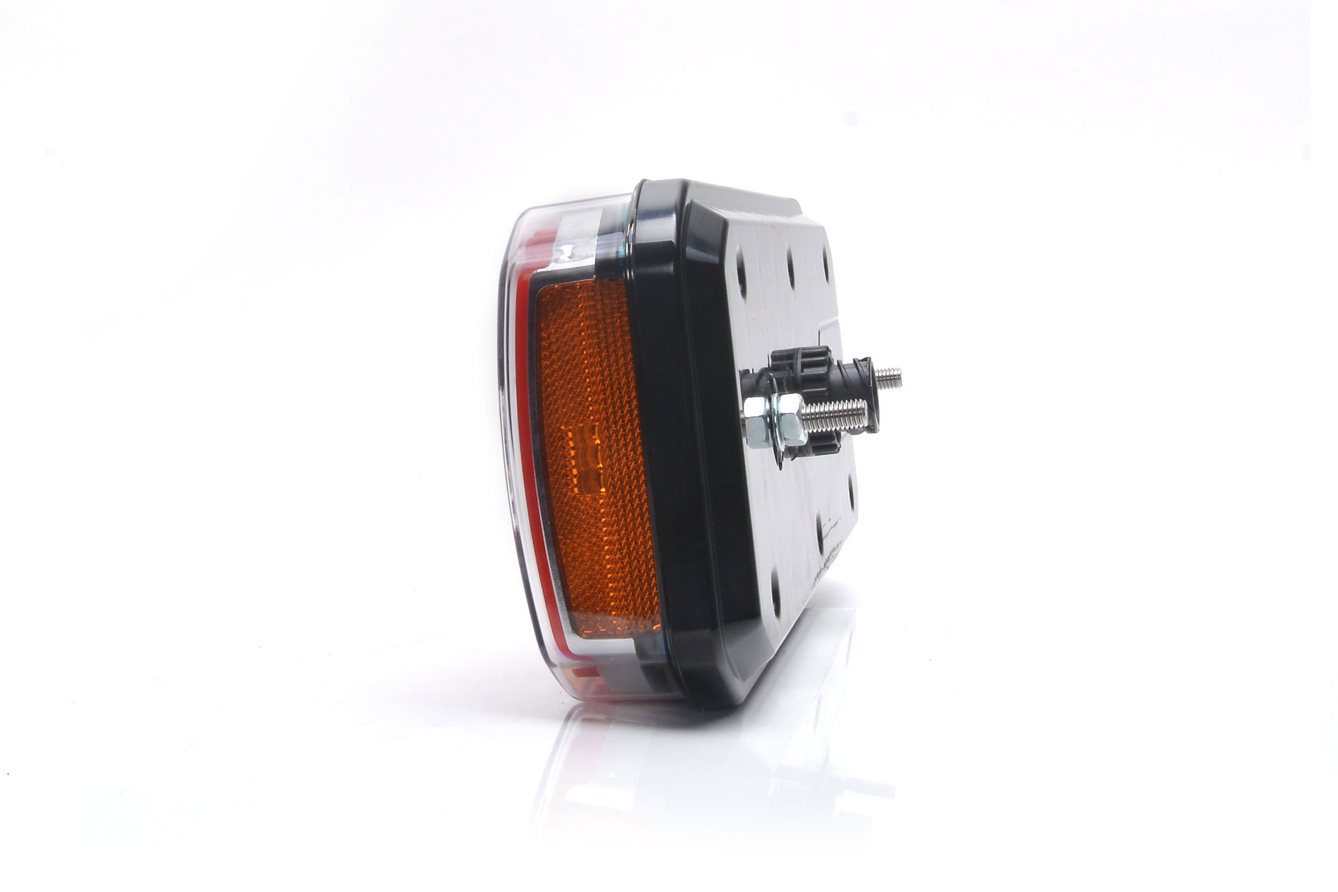 Kombinált hátsó lámpa LED-es, 12V/24V, (helyzetjelző, irányjelző, tolató),