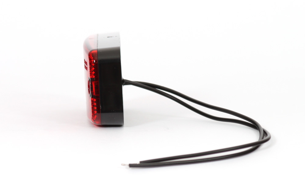Helyzetjelzõ LEDES PIROS 224-W46 220mmX075mm 12-24V Universal