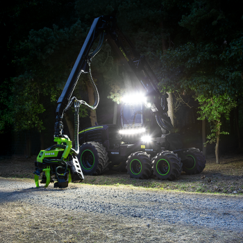Munkalámpa LED-es 10000 lumen, 12V-24V, 0,5 m kábel