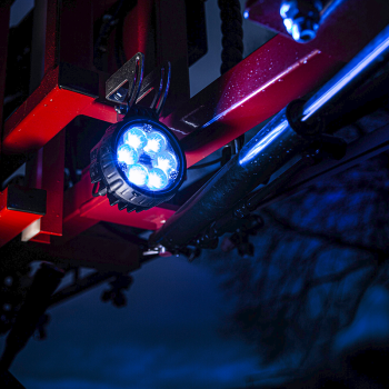 Munkalámpa LED -es, kék fénnyel, 500 lm, 12/24V