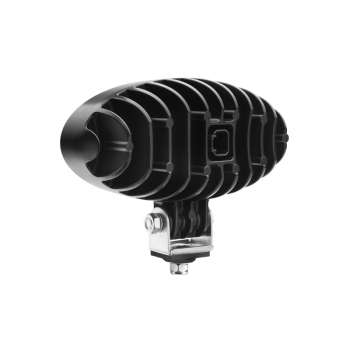 10 led,-es ovális alaku munkalámpa, 12-24V 4000 Lumen ! 176x131x86 mm,-es normál felfogatással, AMP csatlakozóval