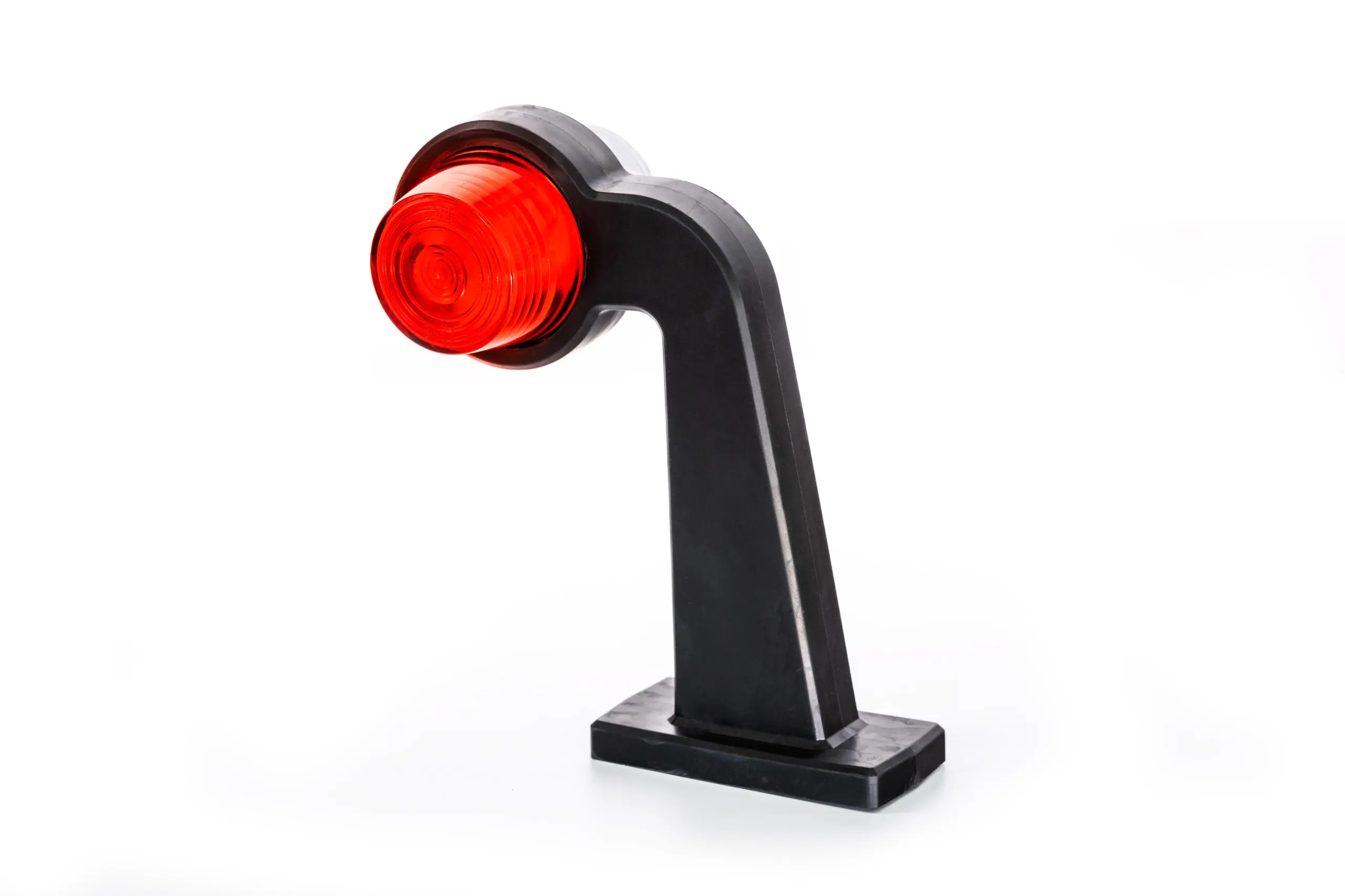 Szélességjelző, JOBB, hosszú, RETRO stílus, LED-es, fehér-piros, 0,44 méteres vezetékkel, 12-36V, FT-147 FPB/C