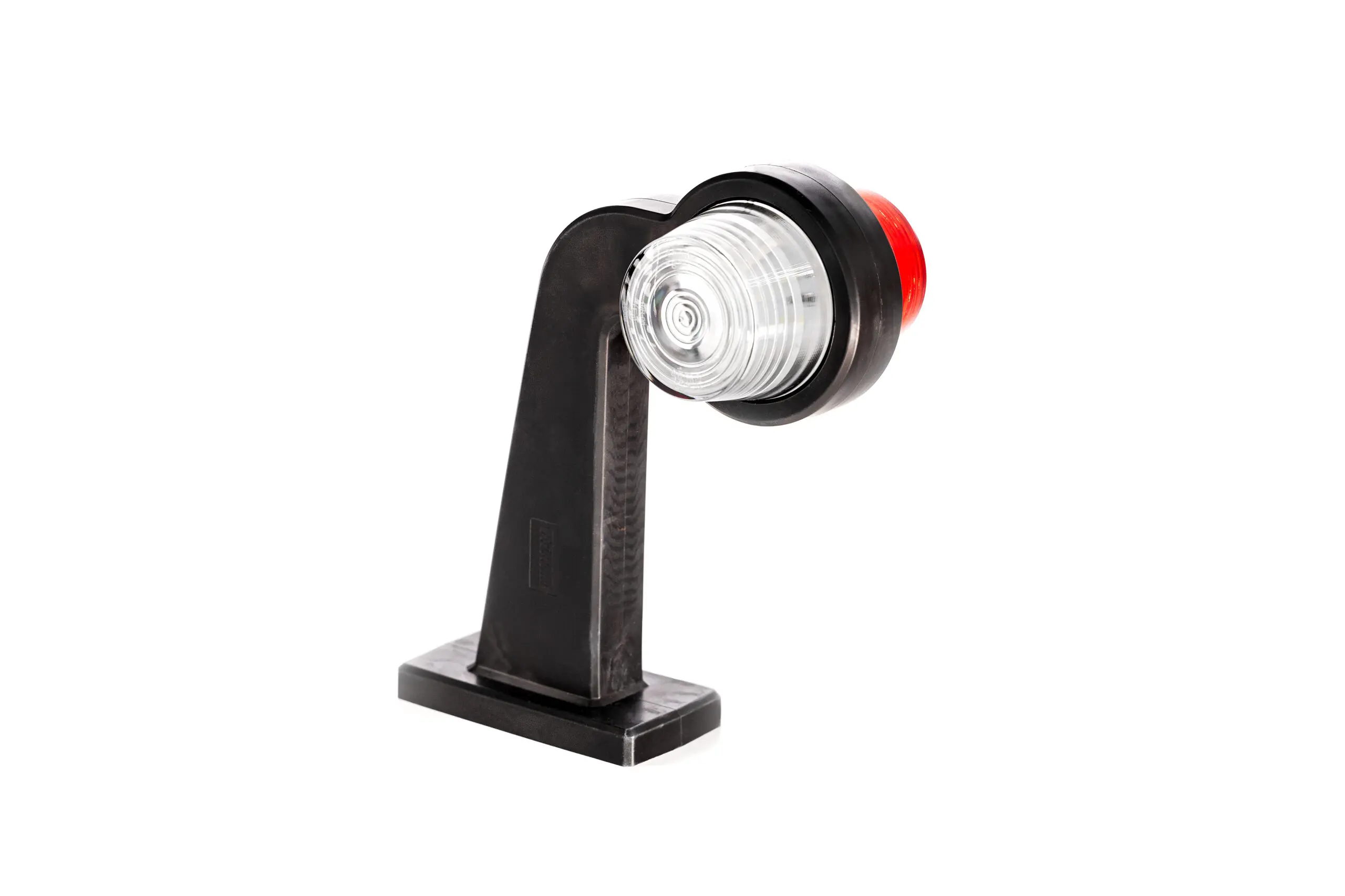 Szélességjelző, JOBB, hosszú, RETRO stílus, LED-es, fehér-piros, 0,44 méteres vezetékkel, 12-36V, FT-147 FPB/C