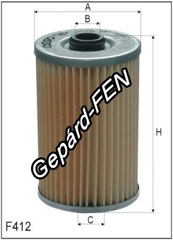 Üzemanyagszűrő - IFA, Ikarus, Steyer, Zetor 7711, 7745 - paper   -  Mann: P 811, Filtron: PM 808, Asso: WP4852