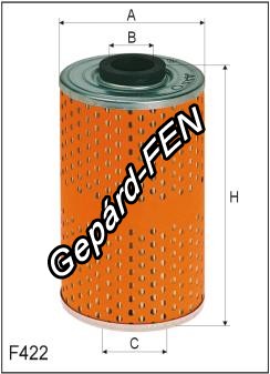 Üzemanyagszûrõ - Zetor: 5211, 5245, Ursus: 1604, 1212, 1214 primary filter   -  Mann: -, Filtron: PM 811, Asso: WP4701
