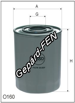 Motorolajszűrő - Fiat, Iveco, Renault (Trucks)  -  Mann: WP 1144, Filtron: OP 594, Asso: OB7937
