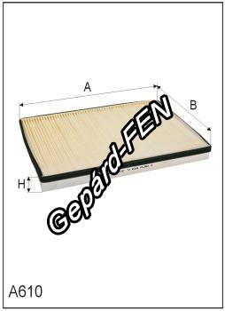 Pollenszűrő - Opel Astra II ( légkondi nélküli ) (original part no 1808610)  -  Mann: CU 3054, Filtron: K 1014, Asso: KF2513
