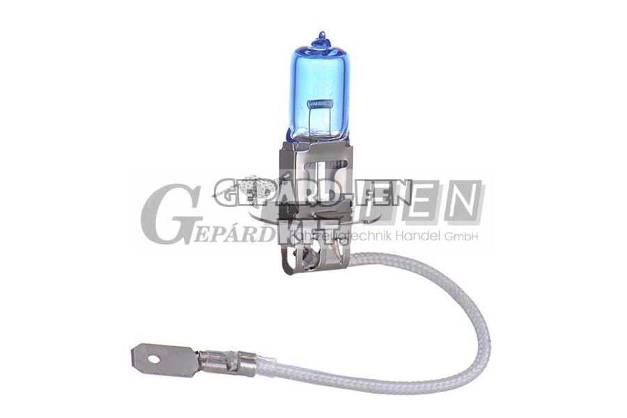 Halogén Izzó H3 xenon kék 12V 55W P22S