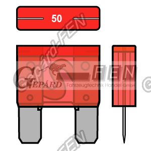 Maxi késes biztosíték 50A
