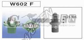 Mûszerfal izzó 12V 2W zöld B8.7d