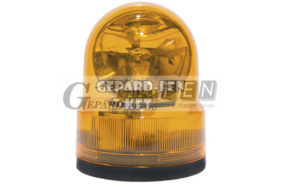 Forgólámpa KOJAK búrás 12V (21W cseresznye izzós), 3 CSAVAROS felfogatás - dörzshajtás - Dasteri átm.: 120mm, mag.: 148mm - 420/12.05