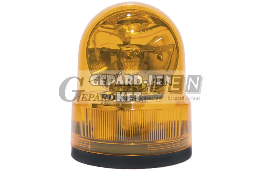 Forgólámpa KOJAK búrás 24V (21W cseresznye izzós), 3 CSAVAROS felfogatás - dörzshajtás - Dasteri átm.: 120mm, mag.: 148mm - 420/24.05