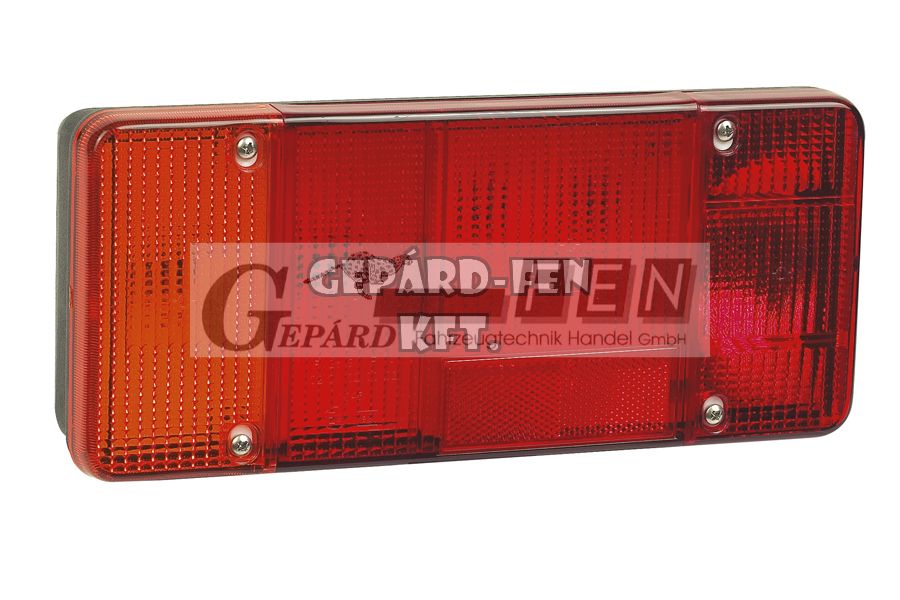 BÚRA Iveco hátsólámpához BAL oldal +KÖDZÁRÓ 305x130mm - P4301