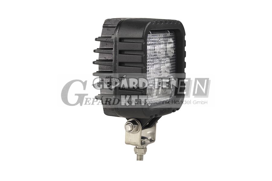 !!!AKCIÓ!!! a készlet erejéig - Munkalámpa KOCKA 8LED-es SZÚRÓ (10°) 10-50V 24W 1000Lumen IP67 107x107(tartóval: 140)mm, vast.: 67mm - WRK-LED-160S