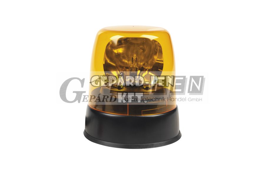 Forgólámpa ALACSONY SIMA búrás 12/24V (H1 izzó nélkül), 3 CSAVAROS felfogatás - fogaskerékmeghajtás - Dasteri átm.: 152mm, mag.: 163mm - 460/12-24.05