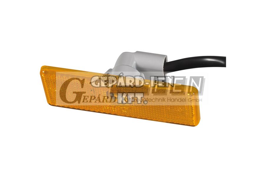 Szélességjelző téglalap alakú (Mercedes Actros) 6LED-es 12-24V +VEZETÉK, 120x45mm, Illesztőcsapok táv.: 75mm - 536-0.05