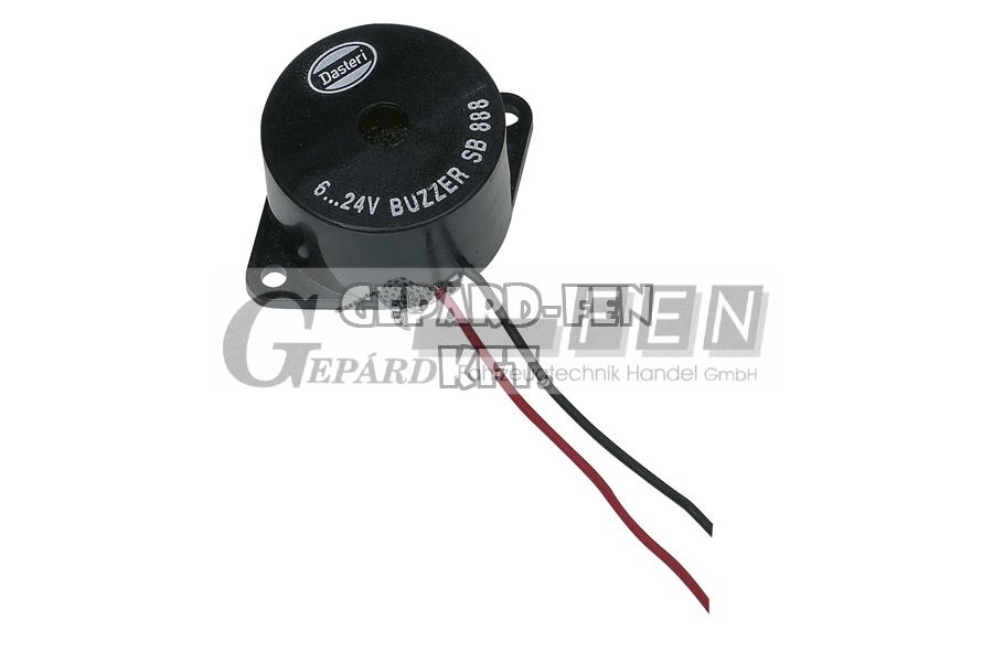 Tolatás jelző NEM vízhatlan - belső, 12-24V, 70dB, átm.: 32mm, vast.: 20mm, furattáv.: 39mm - DSBH 888
