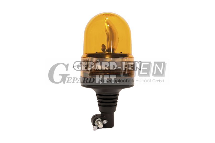Új típusú KOJAK búrás Forgólámpa 12/24V (H1 izzó nélkül), flexibilis ADAPTERES felfogatás, átm.: 120mm, mag.: 256mm - 421/12-24.05
