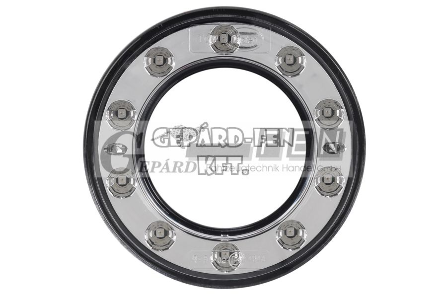 Univerzális LED gyűrű 12LED-es 1 funkciós (Index) 9-33V, Háromfüles felfogatás, belső átm.: 55mm, külső átm.: 98mm - DSLR400DIR