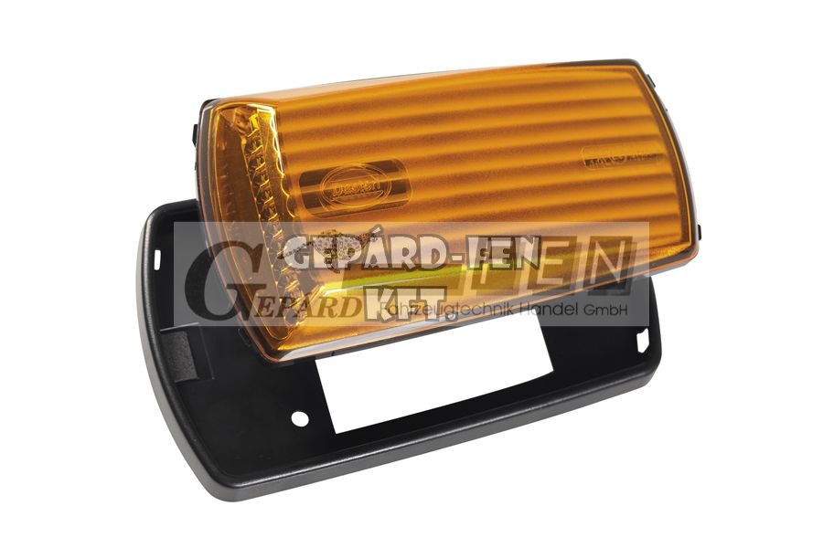Univerzális lapos LED oldalindex 9-33V 150x88mm, vast.: 30mm - DSL-036.05