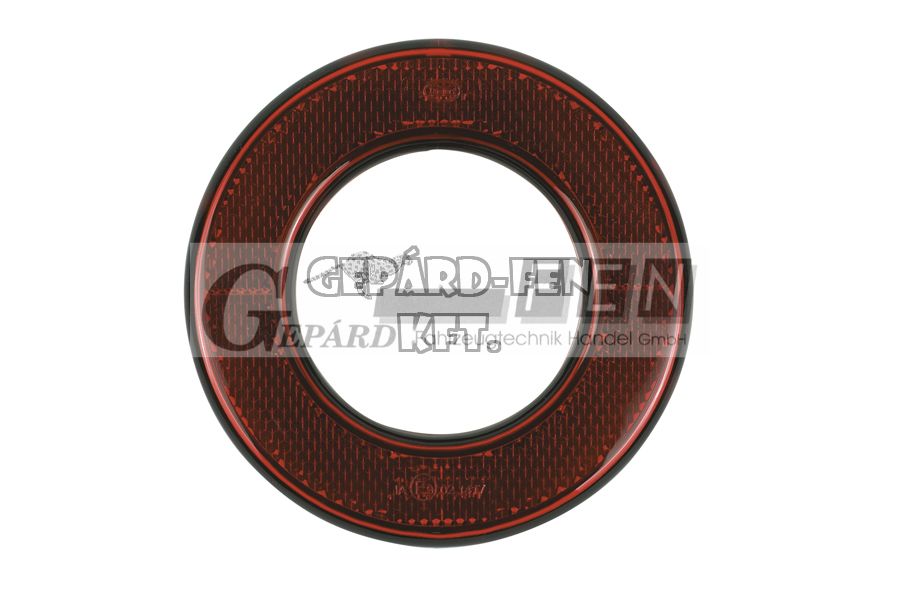 Díszkeret Piros Prizma gyûrû (kismintás), vékony fekete keretes, külsõ átm.: 98mm, belsõ átm.: 55mm - DSL-3053
