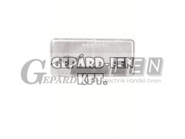 Prizma téglalap fehér öntapadós 90mm x 40mm