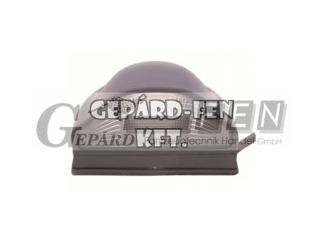 Rendszám megvilágítás közepes ívelt téglalap LED-es 12/24V 100mm x 56mm x 56mm