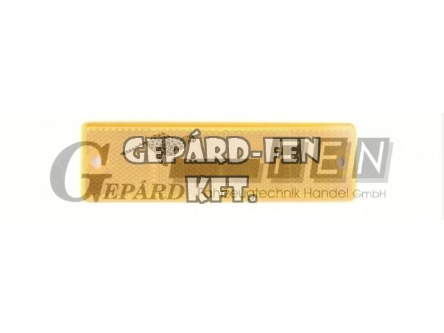 Prizma 170mm x 40mm sárga 2 csavarral rögzíthető