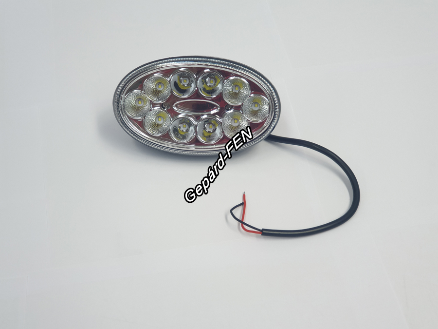 KS0230 COMBO.10 Ledes,30 W,-os 2400 Lumen teljesítményü Ovális alaku COMBO fémházas munkalámpa.Méretei: 150x90x60mm. Terítõ, illetve szúrófény kobináció! A mellékelt adapterek segítségével függõleges, ill. Vízszintes felfogatási lehetõség !!12-24V. C