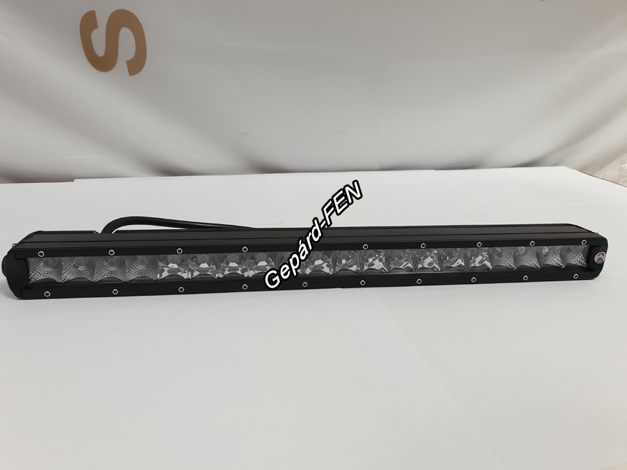 KS68100 Munkalámpa Combo 1 soros 100W 8400 LUMEN Aluminium házas FÉnyhíd 12-24V Teritő ill. szuró kombináció Hossza 58cm