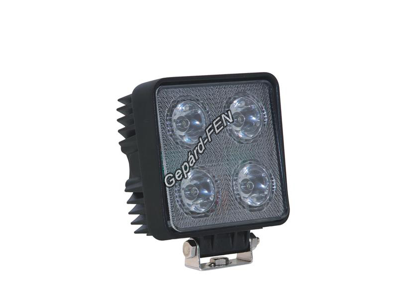 !!!AKCIÓ!!! a készlet erejéig - Munkalámpa kocka 4LED szúró 40W 12-24W 115x115mm