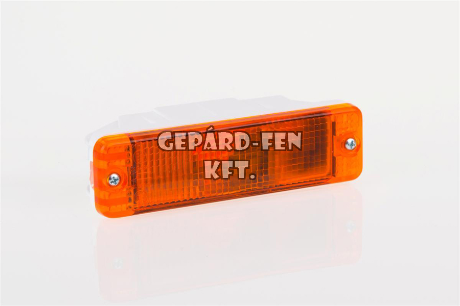 Irányjelzõ lámpa elsõ, MAN/VW Golf II sárga búrás süllyeszthetõ BAL/JOBB oldal 133mm x 35mm x 49mm (MD-10)