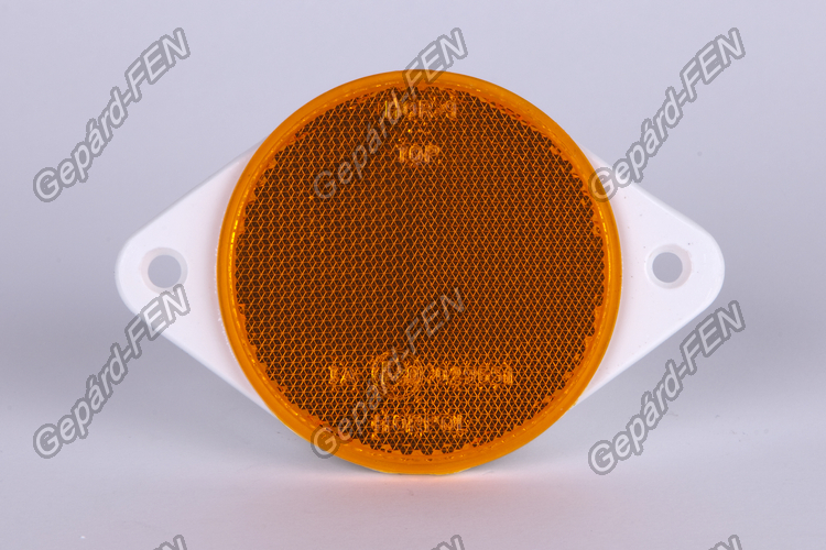 Prizma kerek sárga füles 117mm széles (füllel)