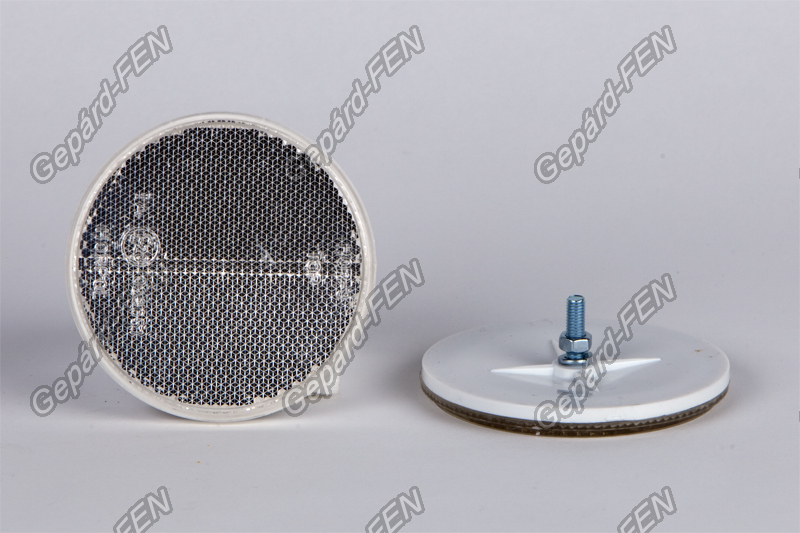 Prizma kerek fehér csavaros 78mm átmérő