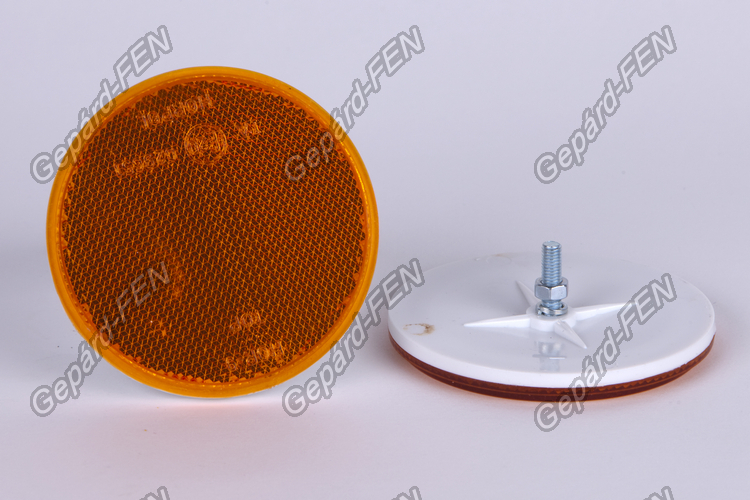 Prizma kerek sárga csavaros 78mm átmérő