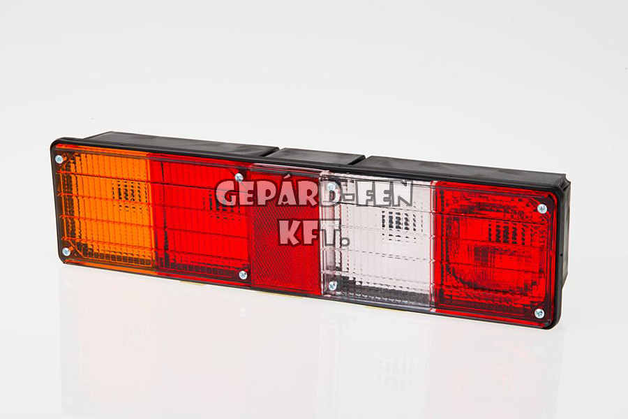 Hátsólámpa 5 kamrás FSO BAL oldal 390mm x 100mm x 80mm (MD-14L)