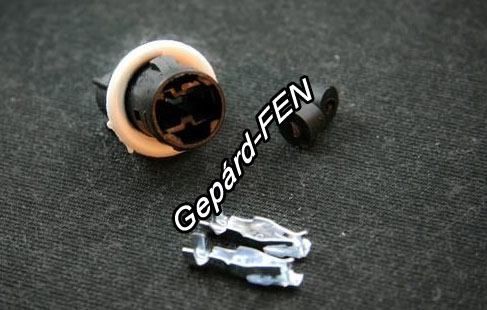 Izzófoglalat 5W üveg izzó részére FT-4 lámpához (2 pöckös) (FT-4)