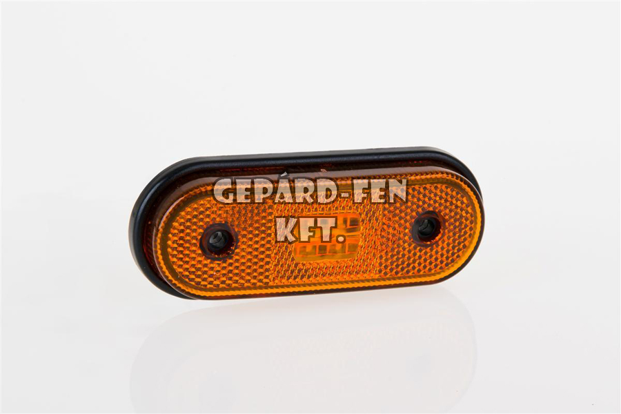 Szélességjelző 12-24V kerekített alakú sík hátoldalas sárga 4 LED-es 120mm x 46mm (FT-20Z LED)