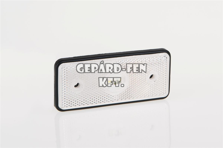 Szélességjelző 12-24V téglalap alakú fehér 2 LED-es 110mm x 45mm (Mercedes Sprinter) (MD-13B LED)