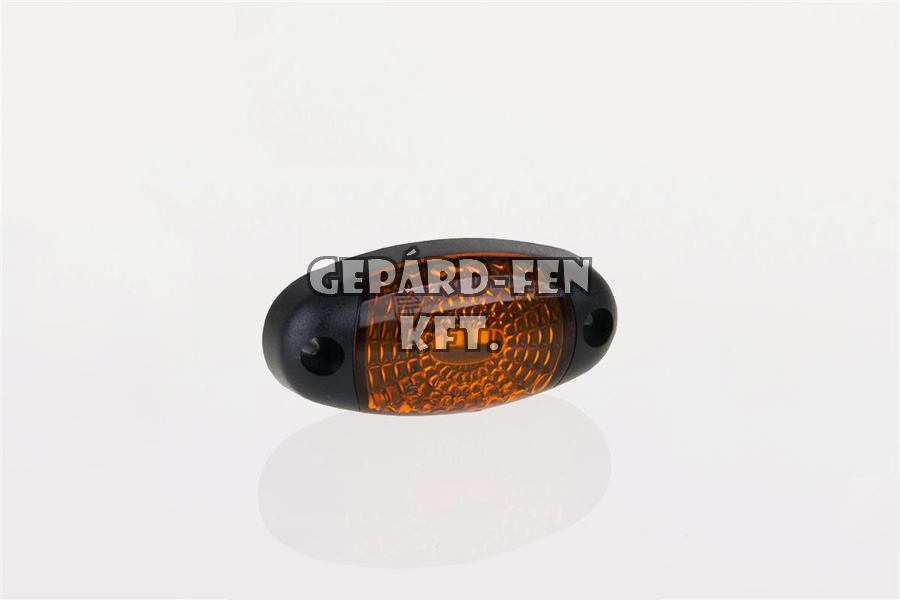 Szélességjelző 12-24V ovális alakú sík hátoldalas sárga 3 LED-es 72mm x 34mm (FT-025Z LED)