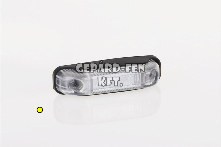 Szélességjelző 12-24V trapéz alakú sárga 2 LED-es 80mm x 18mm (FT-13Z LED)