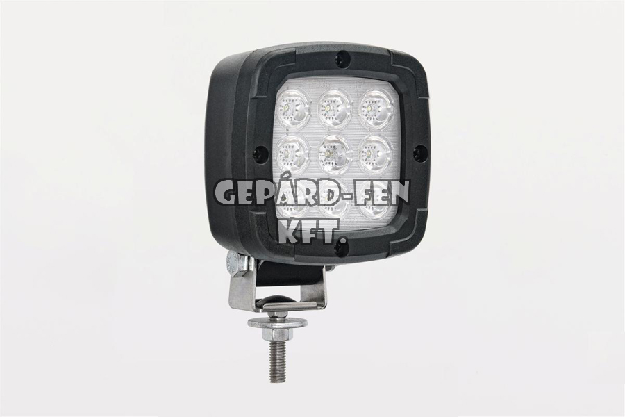 Tolatólámpa 12-36V kocka alakú 9LED-es telj.: 3,5W, E9 homologizáció 100x100mm vast.: 74mm (FT-36REV)