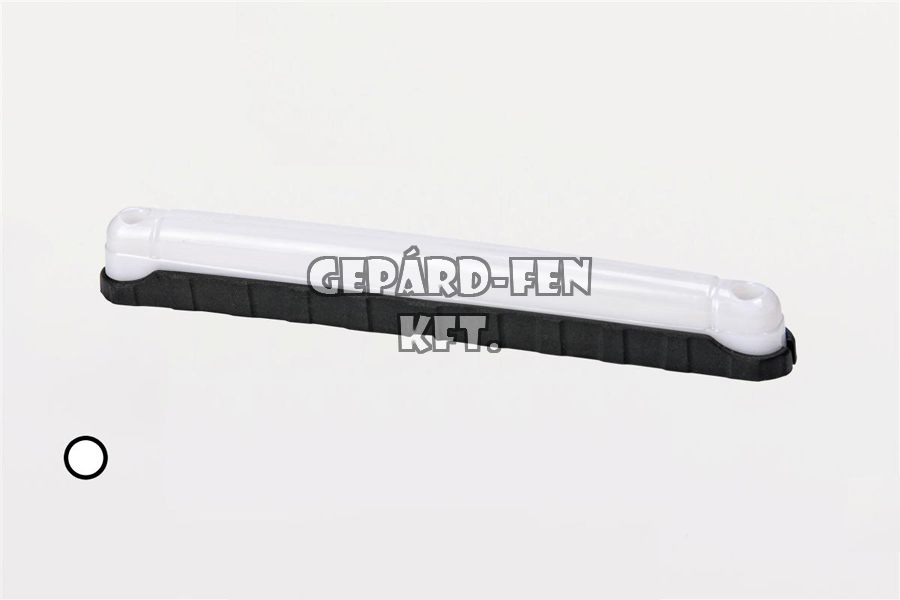 Belső világítás 12-24V hosszú csík alakú átlátszó búrás fehér LED-es 242mm x 28mm (FT-34B LED)