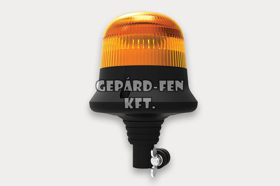 Forgólámpa / LED Villogólámpa 12-55V, alacsony "kojak" búrás, adapteres, 9LED-es, IP68 minősítés, átm.: 145mm, mag.: 204mm (FT-151 LED PI)