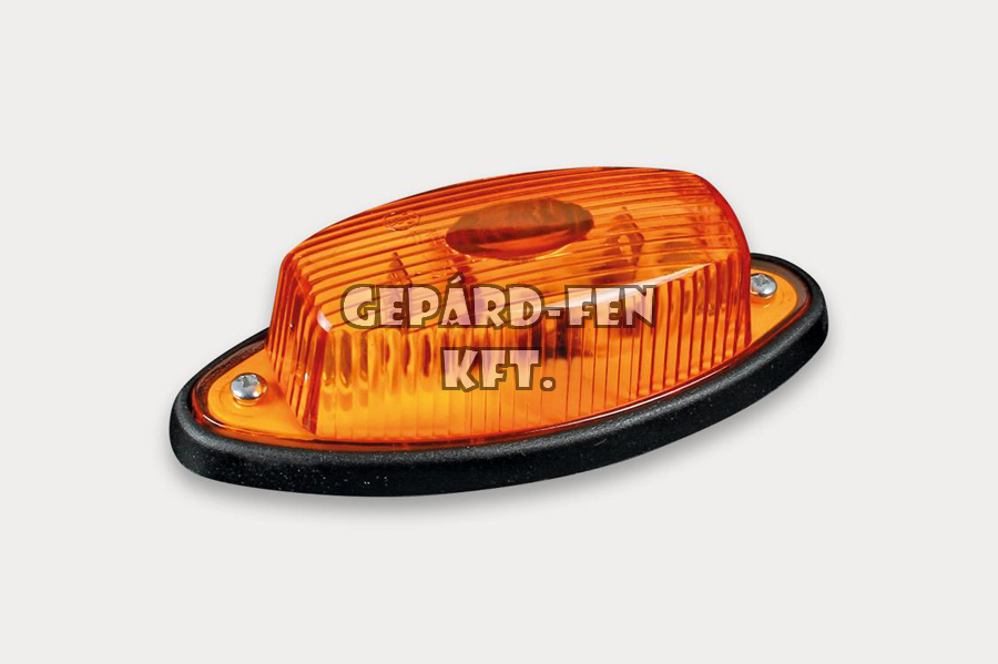 Szélességjelzõ csónak alakú SÁRGA szofita izzós 100x45mm, vast.: 30mm (FT-11Z)
