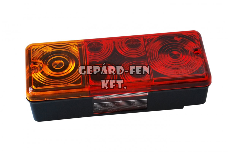 IFA hátsólámpa BAL oldal +rendszám +gumitömítés (olasz gyártmány) 210mm x 85mm x 60mm