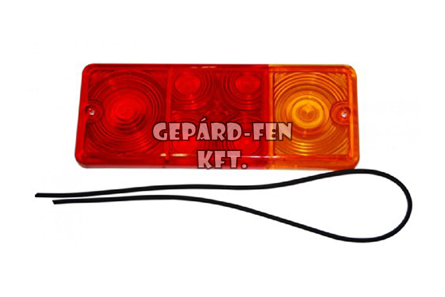 IFA hátsólámpa BÚRA BAL/JOBB oldal +gumitömítés (olasz gyártmány) 210mm x 85mm