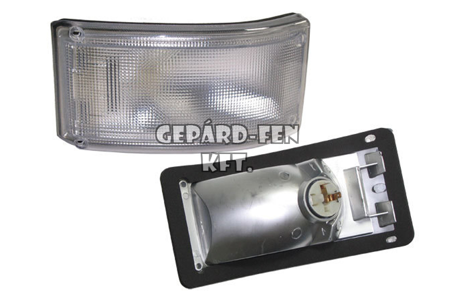 Hátsólámpa Busz Ikarus/MAN/Neoplan fehér TOLATÓ, ívelt, 262x134mm (0183LUB)