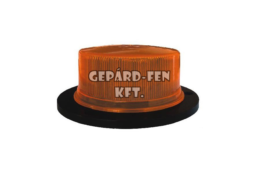 Forgólámpa / LED Villogólámpa 12V, lapos kivitel, csavaros felfogatás, átm.: 150mm, mag.: 60mm (0316LUS)