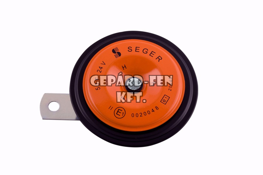 Tányérkürt fém 24V MAGAS (H) 435Hz 118dB átm.: 91mm x 56mm (50FI2400)
